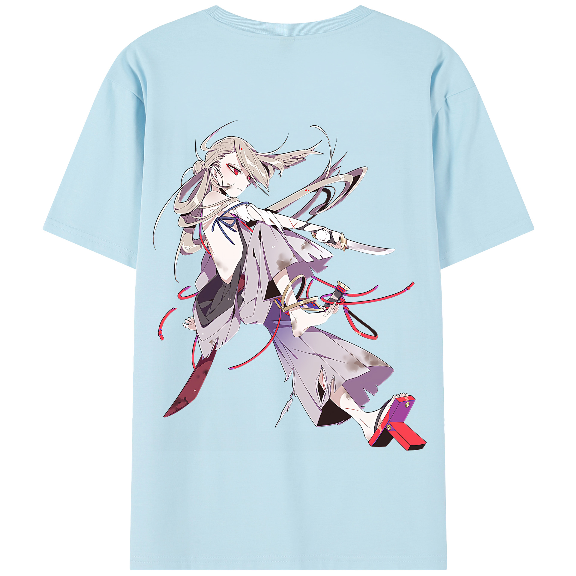 （画像用） 刀剣乱舞 Touken Ranbu 綿100％半袖Tシャツ（背面プリント）